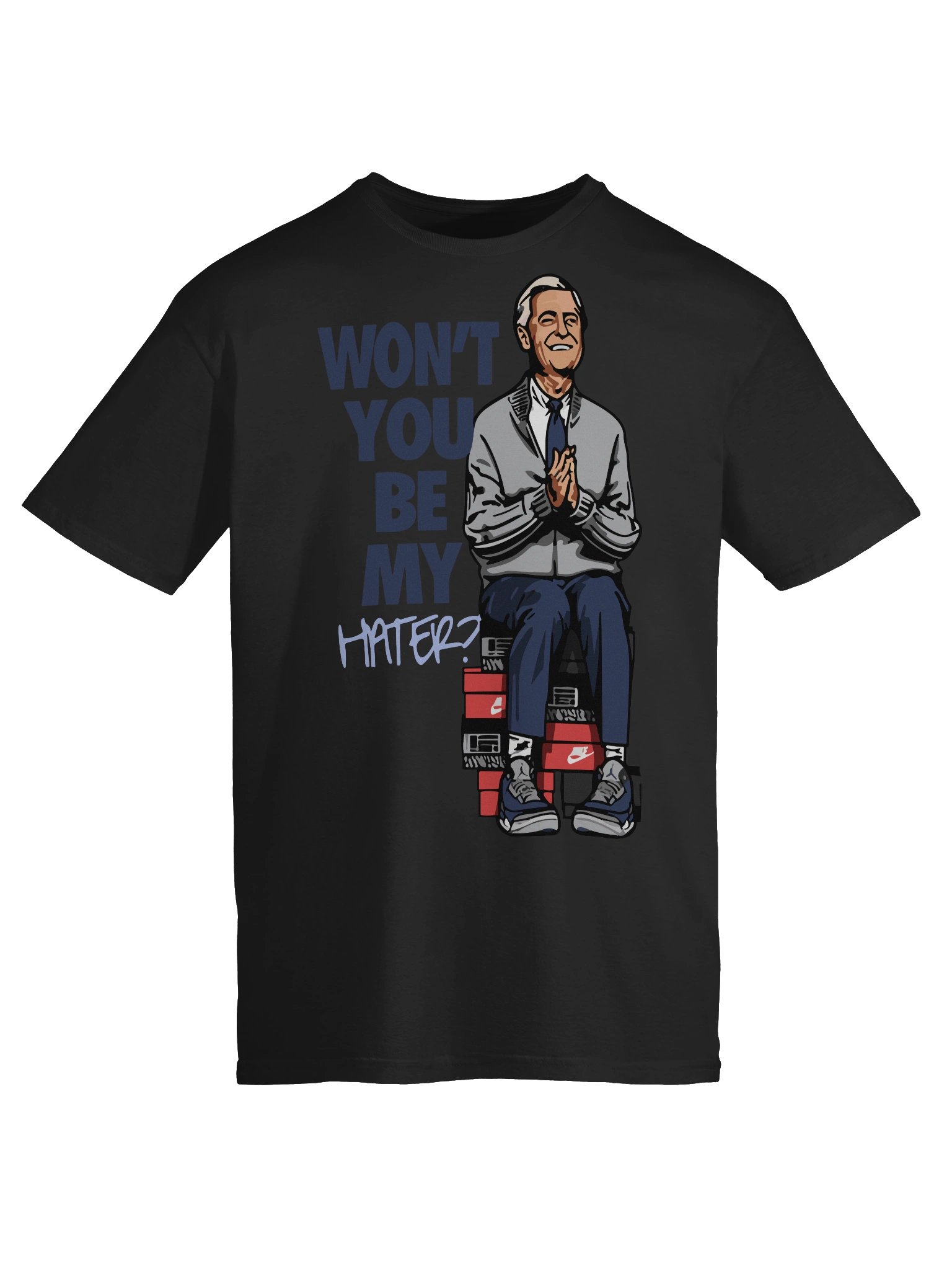 Mr. Rogers Parody – “Won’t You Be My Hater?” Sneakerhead Edition – Gildan Softstyle T-Shirt product image (6)