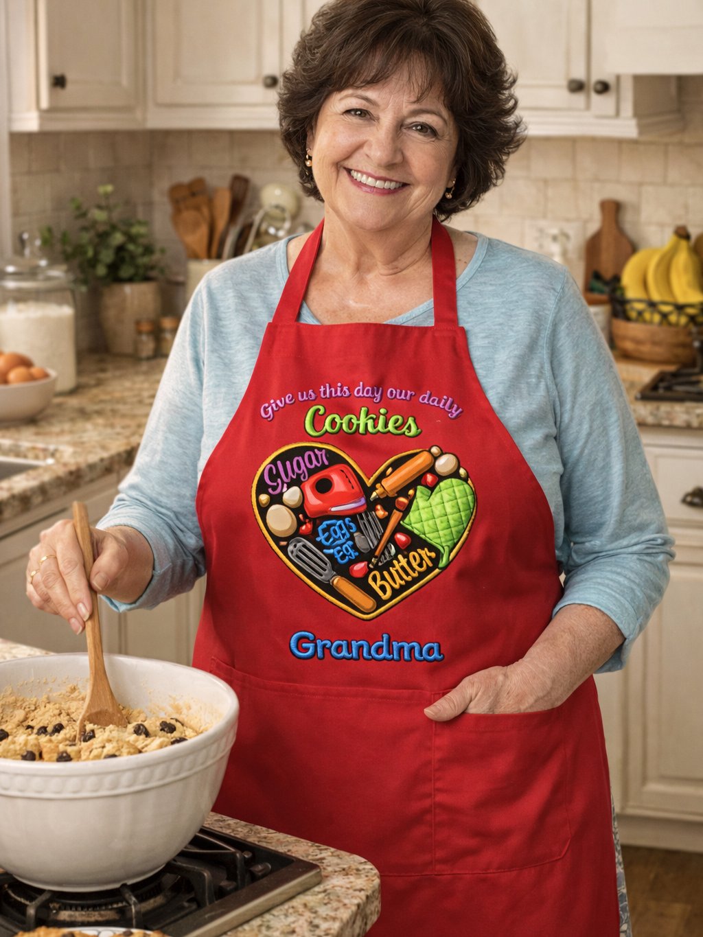 Grandma's Daily Cookies Organic Cotton Apron product image (18)