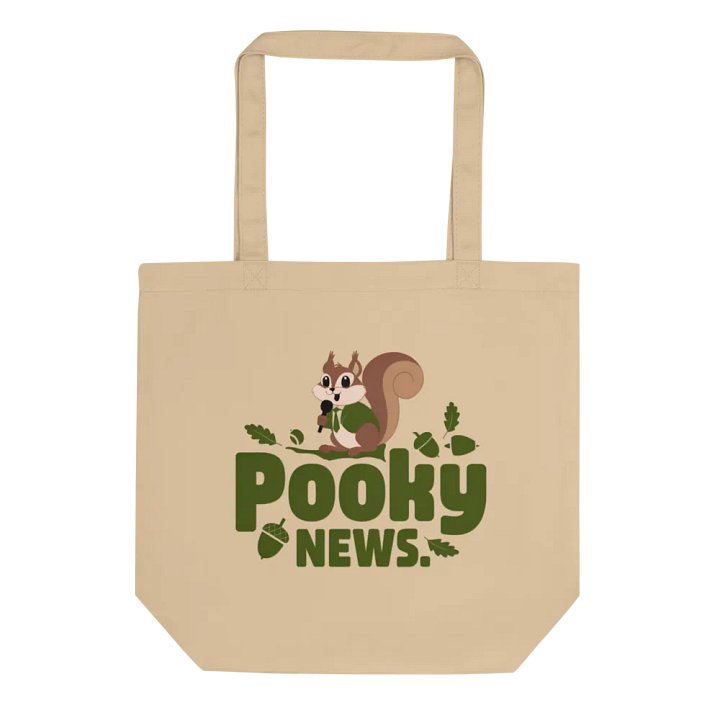 Pooky News Eco-Friendly Tote Bag product image (1)