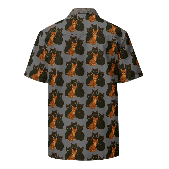 cat brigade Hawaiian Shirt product image (2)