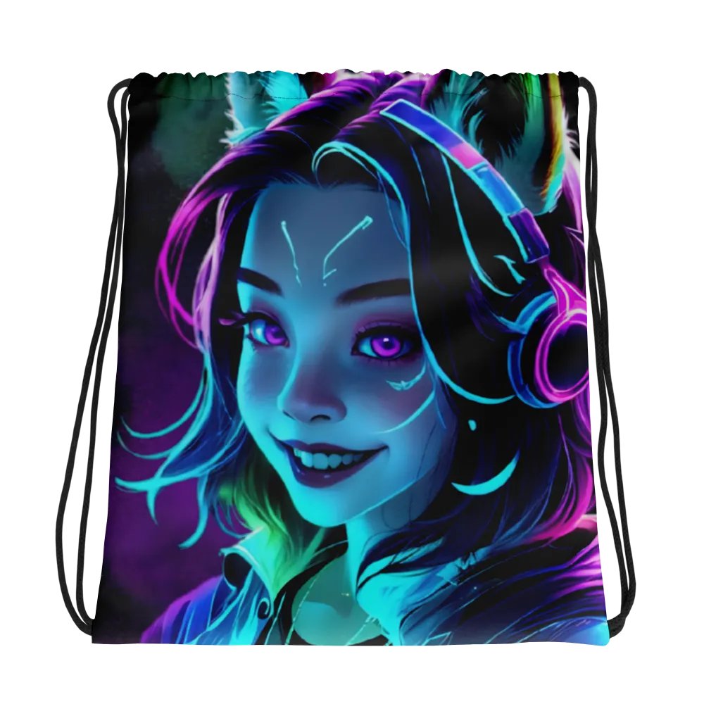 KittyWubsDub Drawstring Backpack product image (1)