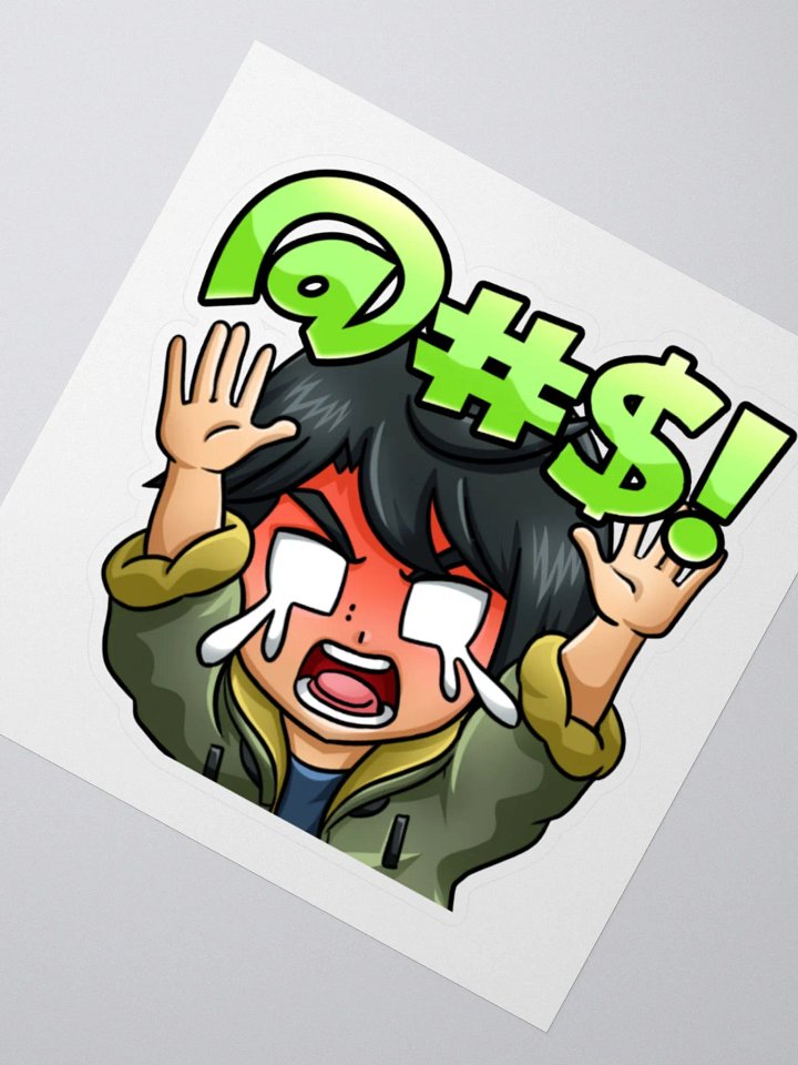 Grizexia Rage Emote Sticker product image (2)