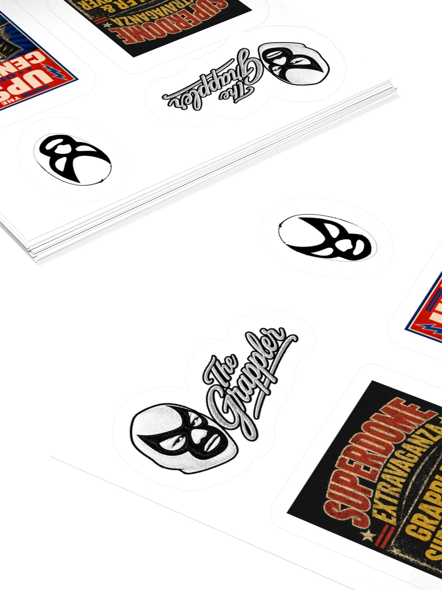 The Grappler Kiss Cut Sticker Sheet product image (10)
