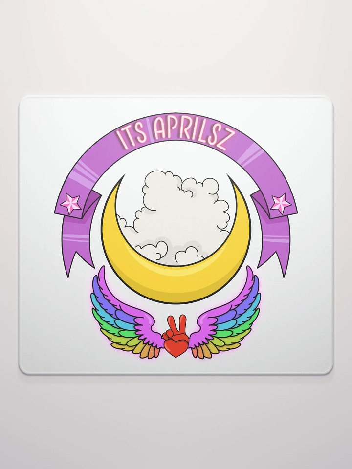 Its Aprilsz Channel Logo Gaming Mouse Pad product image (2)