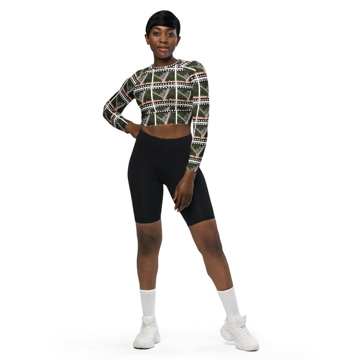 Golden Gate Park Raccoons Sleeved Crop Top product image (1)