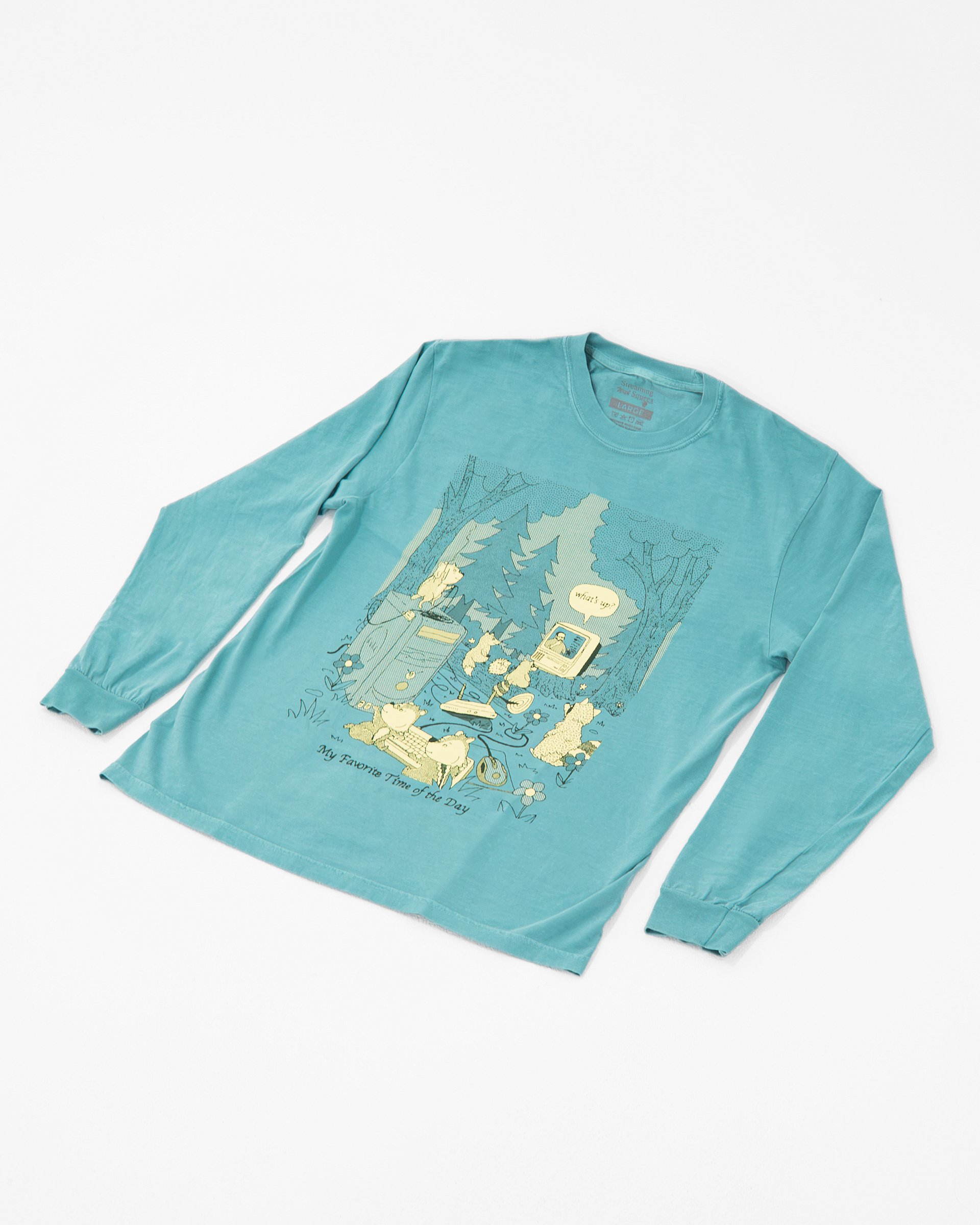 STREAM IN THE FOREST L/S- SEAFOAM product image (5)