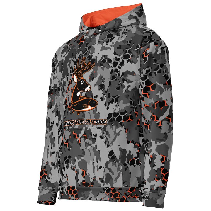 ITO Orange Stealth Hive Camo Hoodie product image (2)