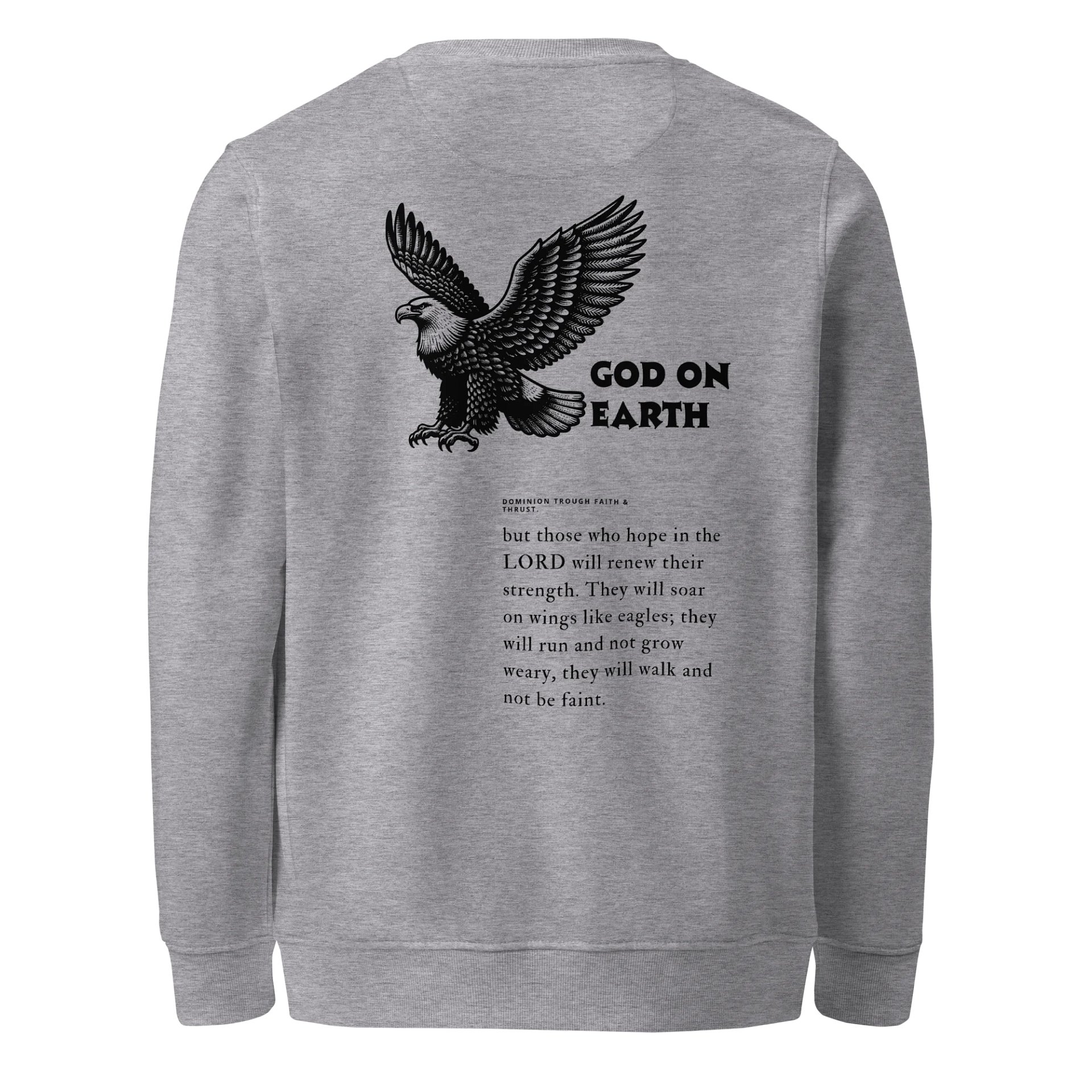 God on Earth Eagle sweatshirt Unisex product image (11)