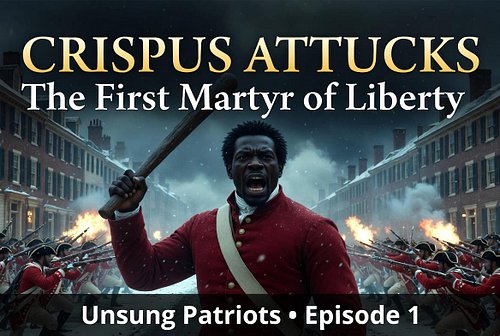 🚨 Episode 1 is LIVE! 🚨
On a snowy night in Boston, 1770, one man’s stand changed everything.

Crispus Attucks — a formerly en...