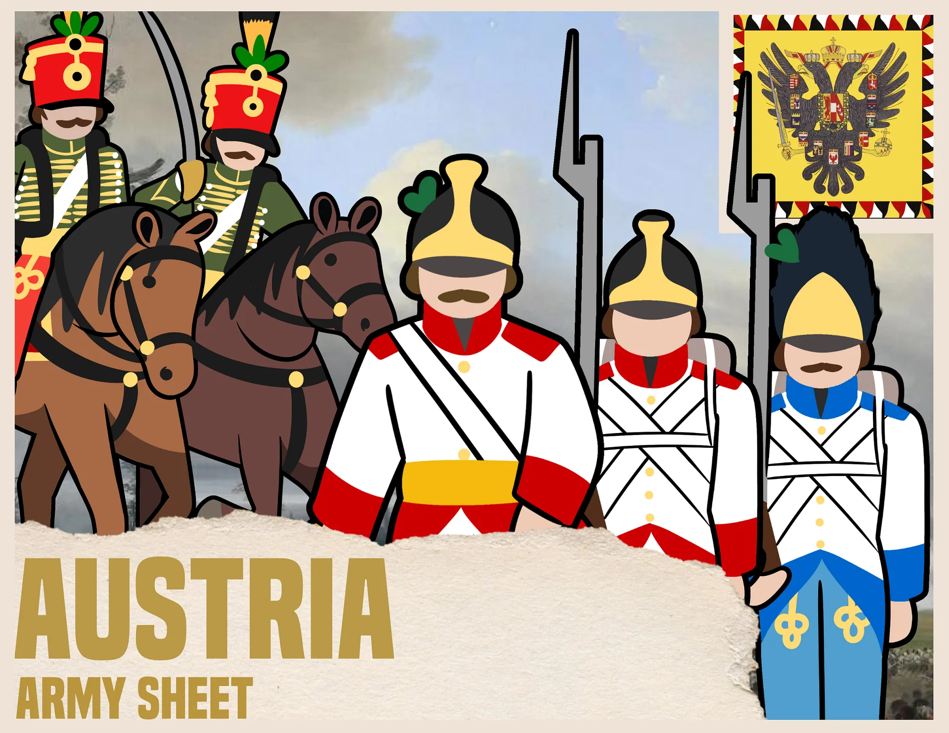 Austria Army Sheets product image (1)