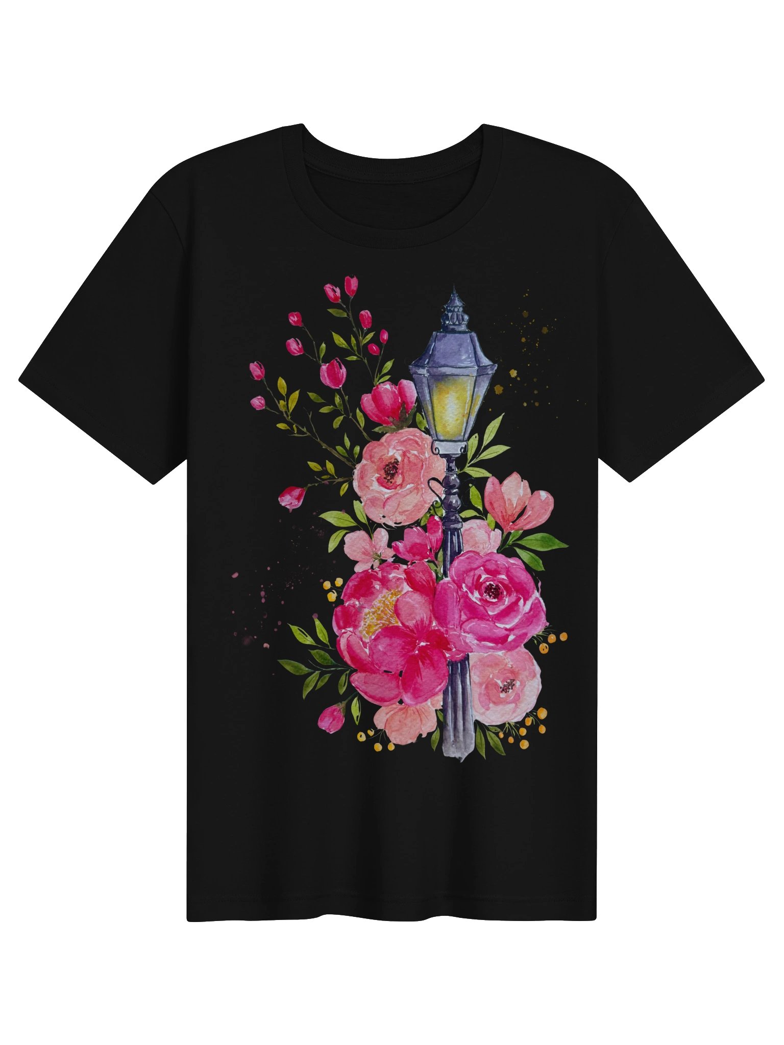 Floral Lantern Watercolor Tee product image (1)