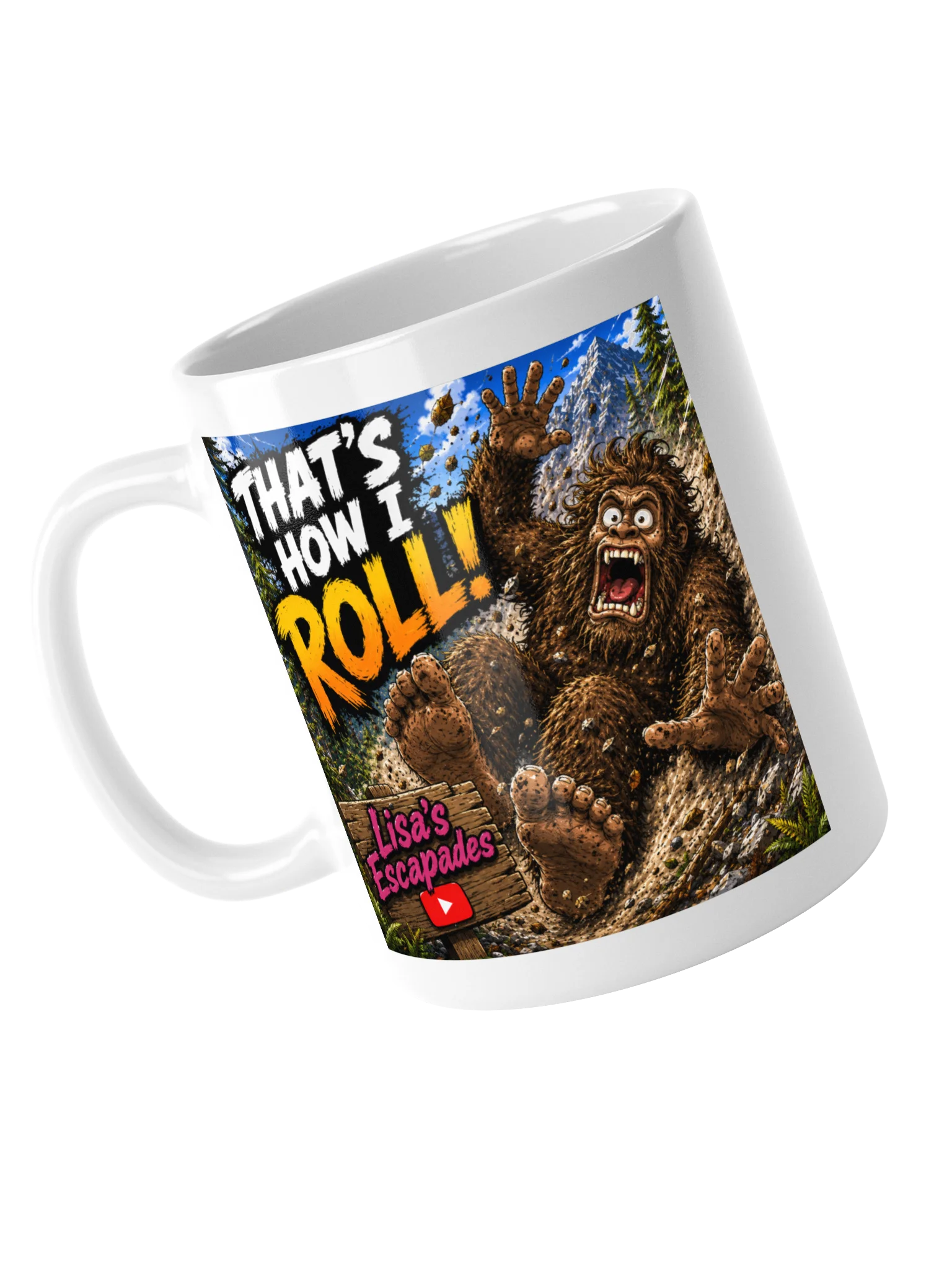 Trending That’s How I Roll Bigfoot Mug product image (5)