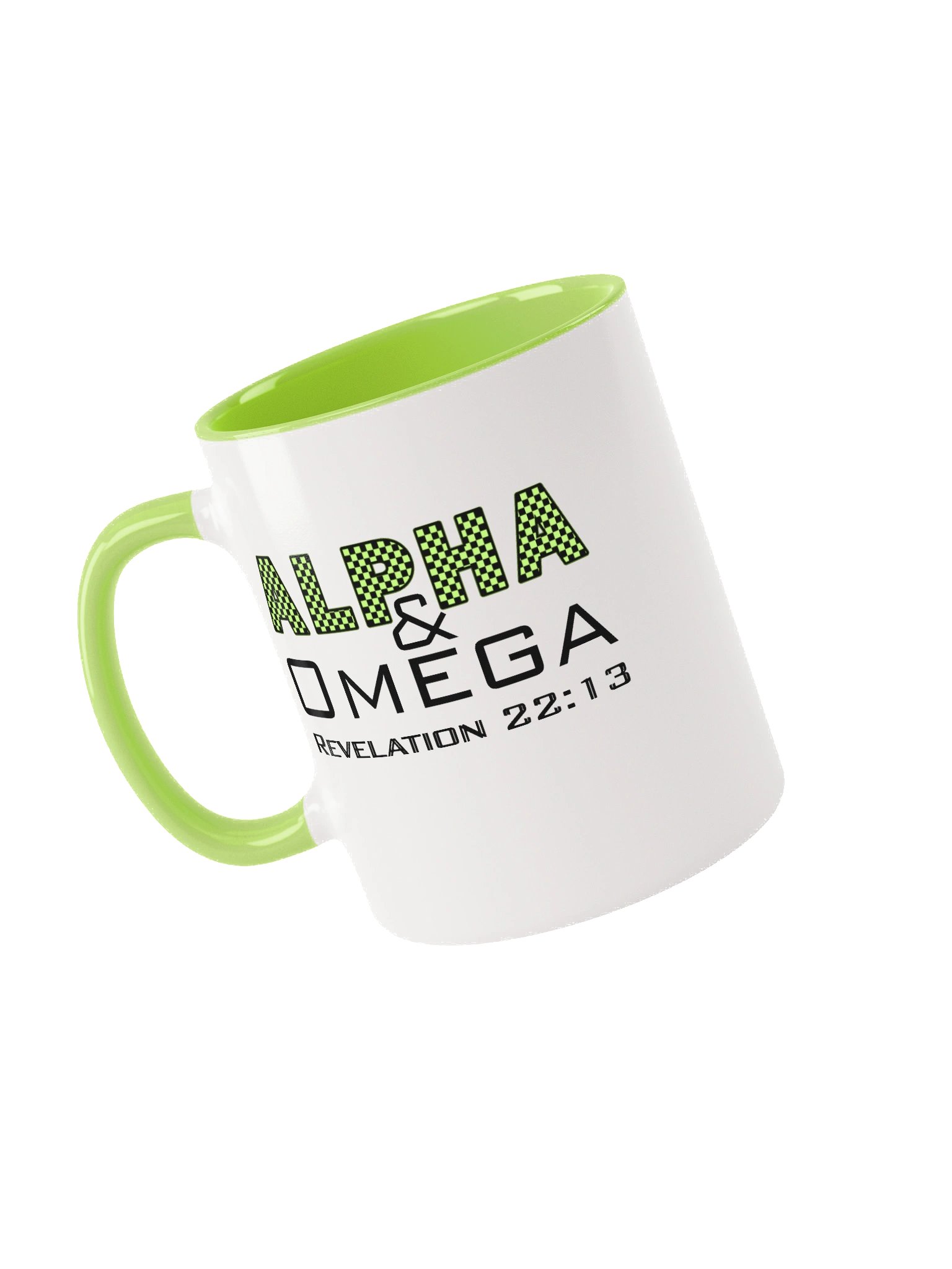 Alpha & Omega Christian 11oz Mug | Jesus Christ Faith Gift | Inspirational Coffee Cup for Believers product image (3)