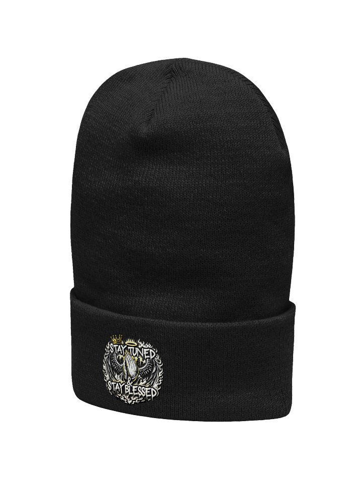 Stay tuned & Stay Blessed Cuffed Beanie product image (13)