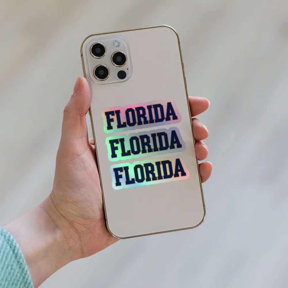 3 Florida Bold Holographic Sticker Set product image (2)