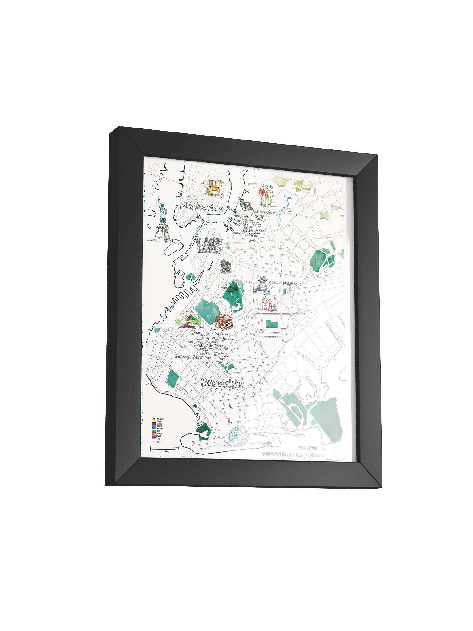 Hasidic NY Map Poster product image (2)