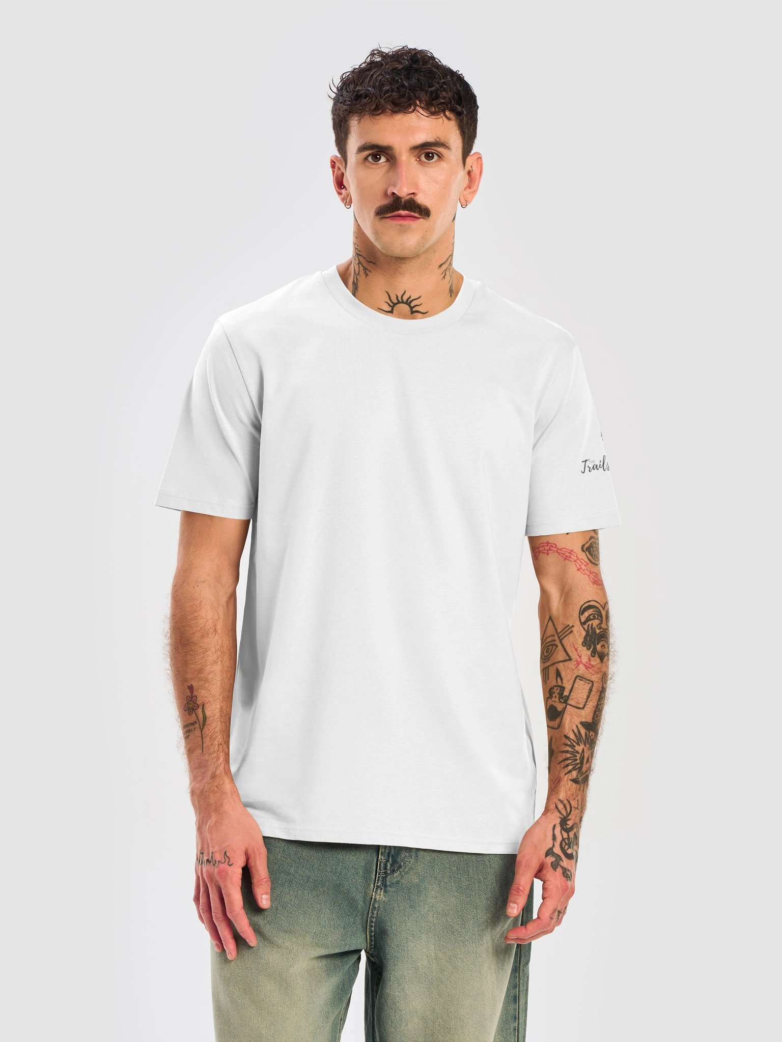 ECO-Friendly & Organic Premium Quality - Men's T-shirt with Trailsapiens logo product image (7)