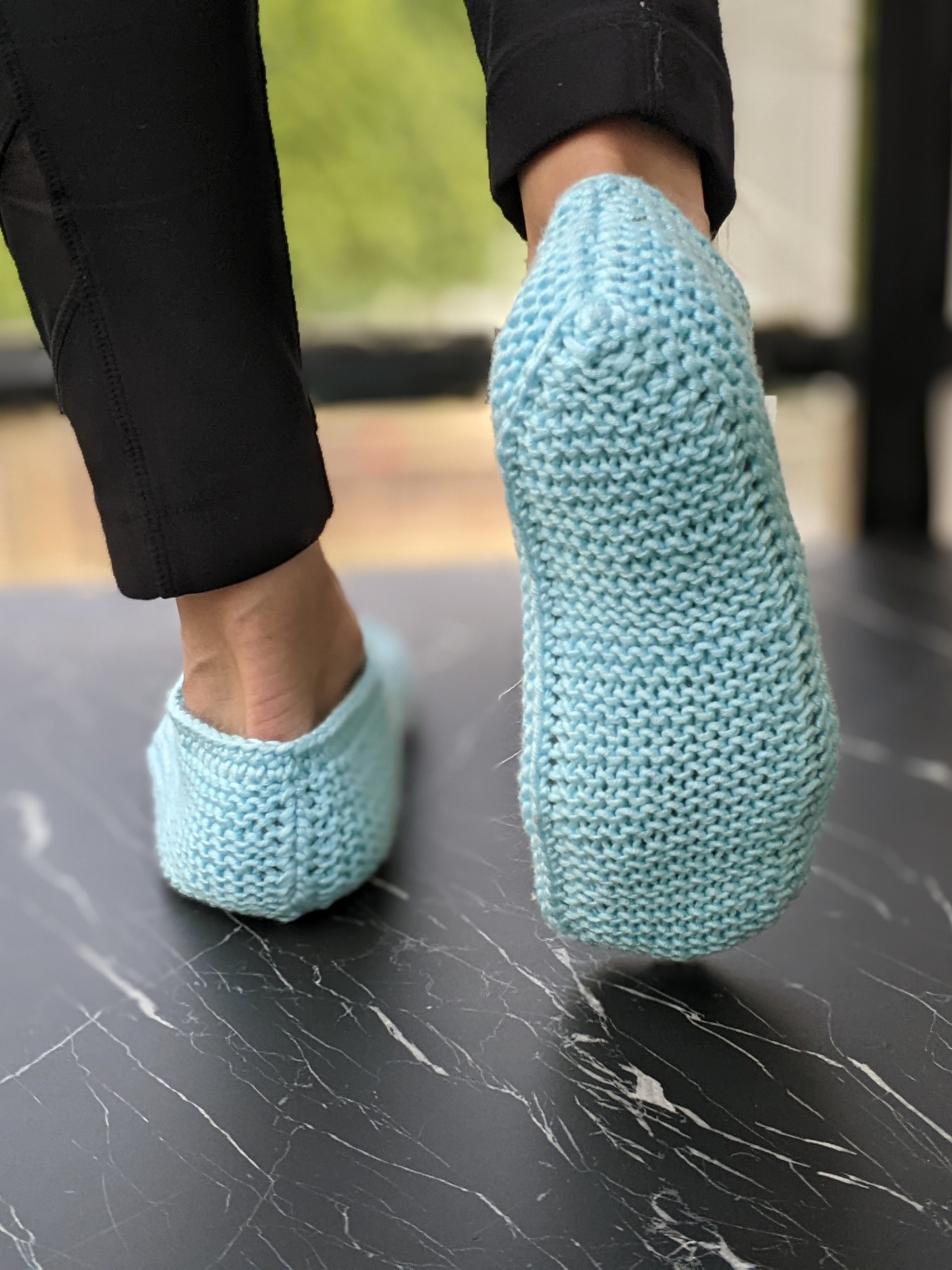Cozy Knit House Slippers Pattern product image (3)