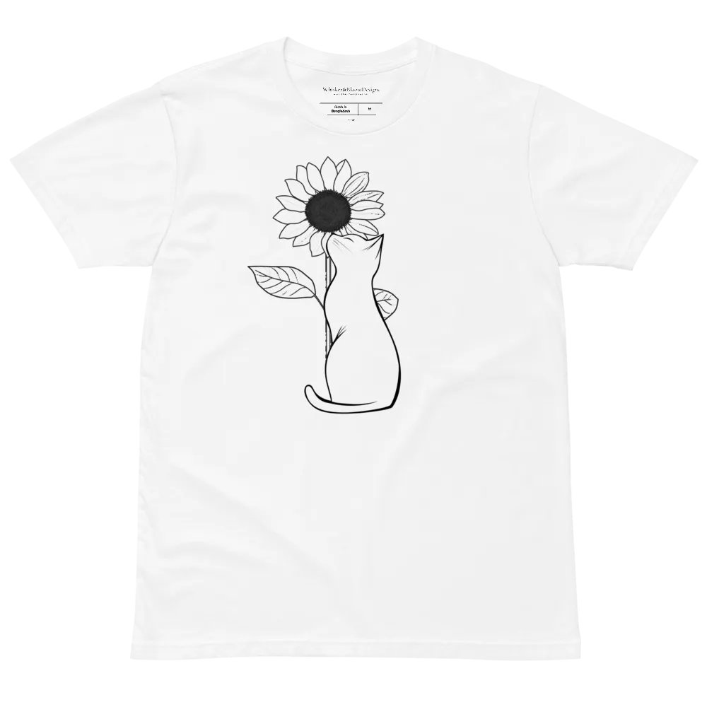 Sunflower Cat Supreme Comfort Unisex T-Shirt product image (2)