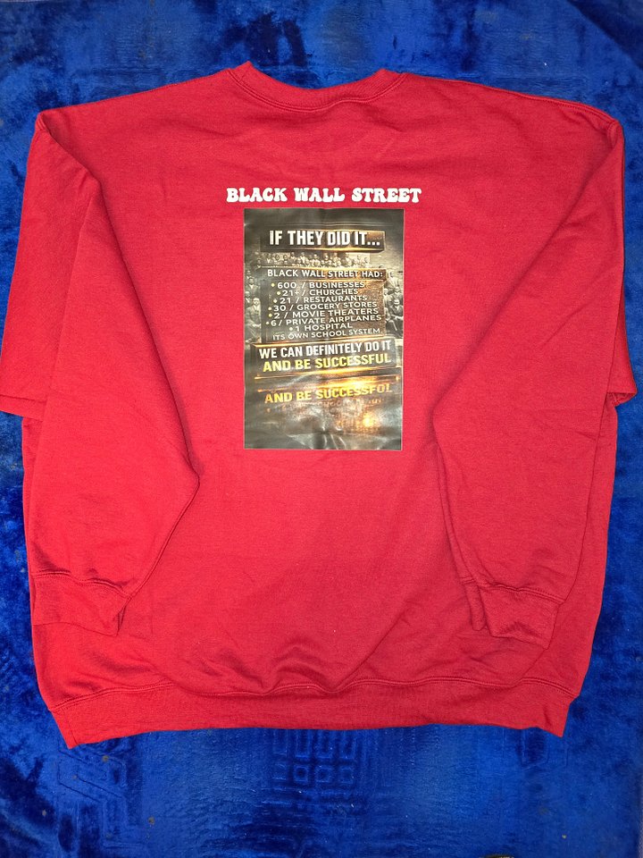 The Ark Project LLC | Black Wall Street Legacy Sweatshirt product image (2)