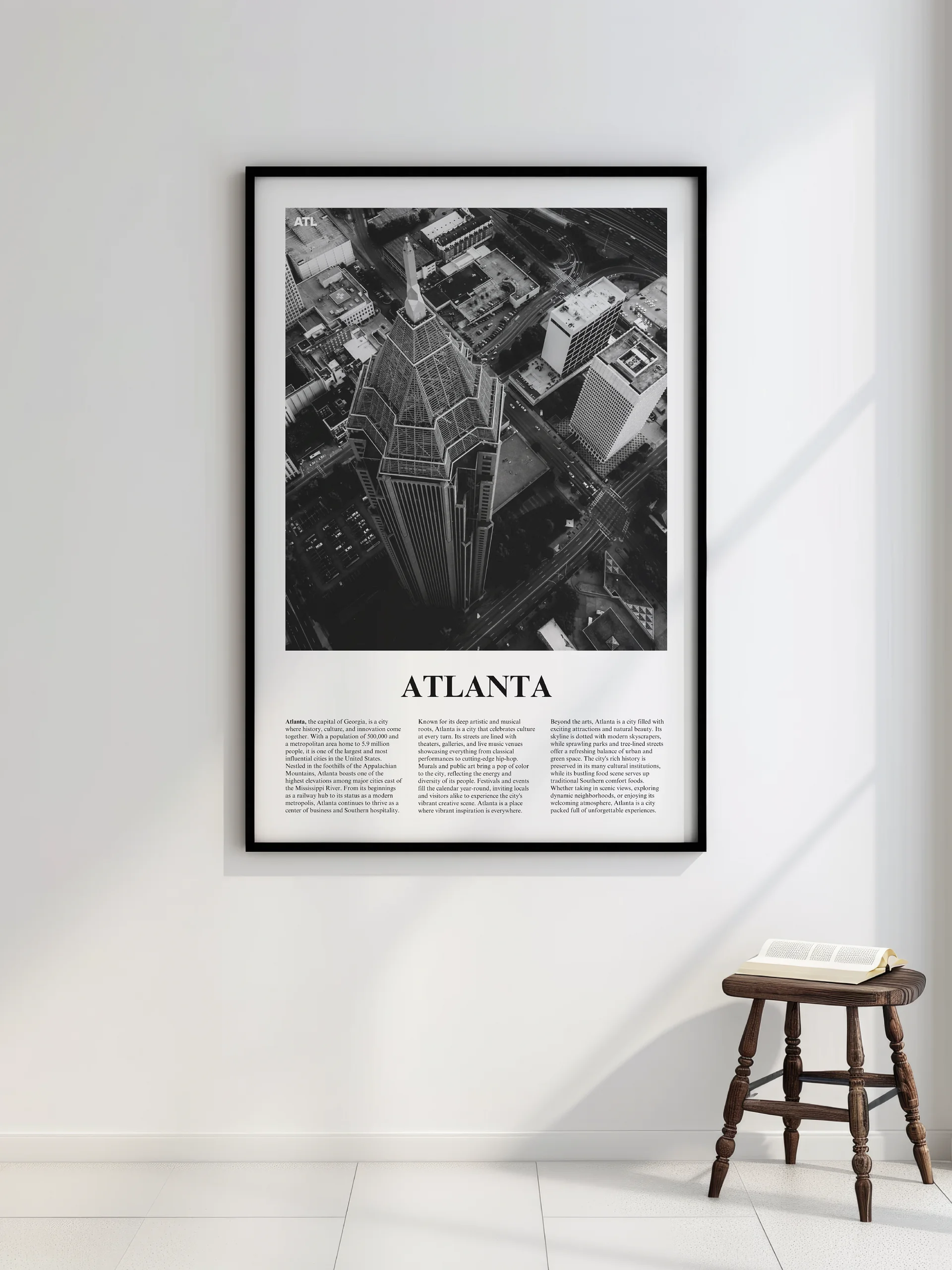 Atlanta 04 Newspaper Poster product image (2)