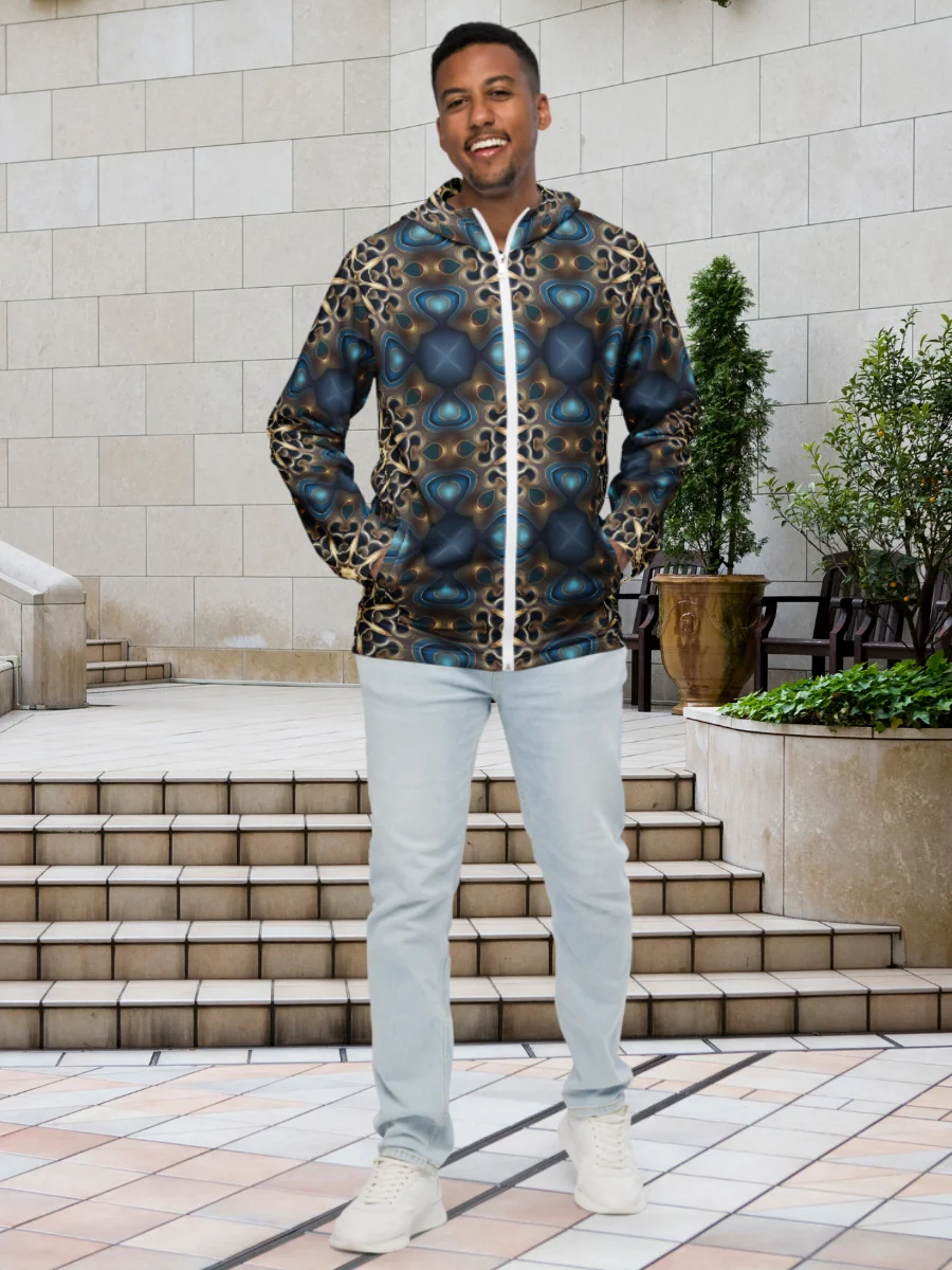 Stellar Wave All-Over Print Windbreaker product image (1)