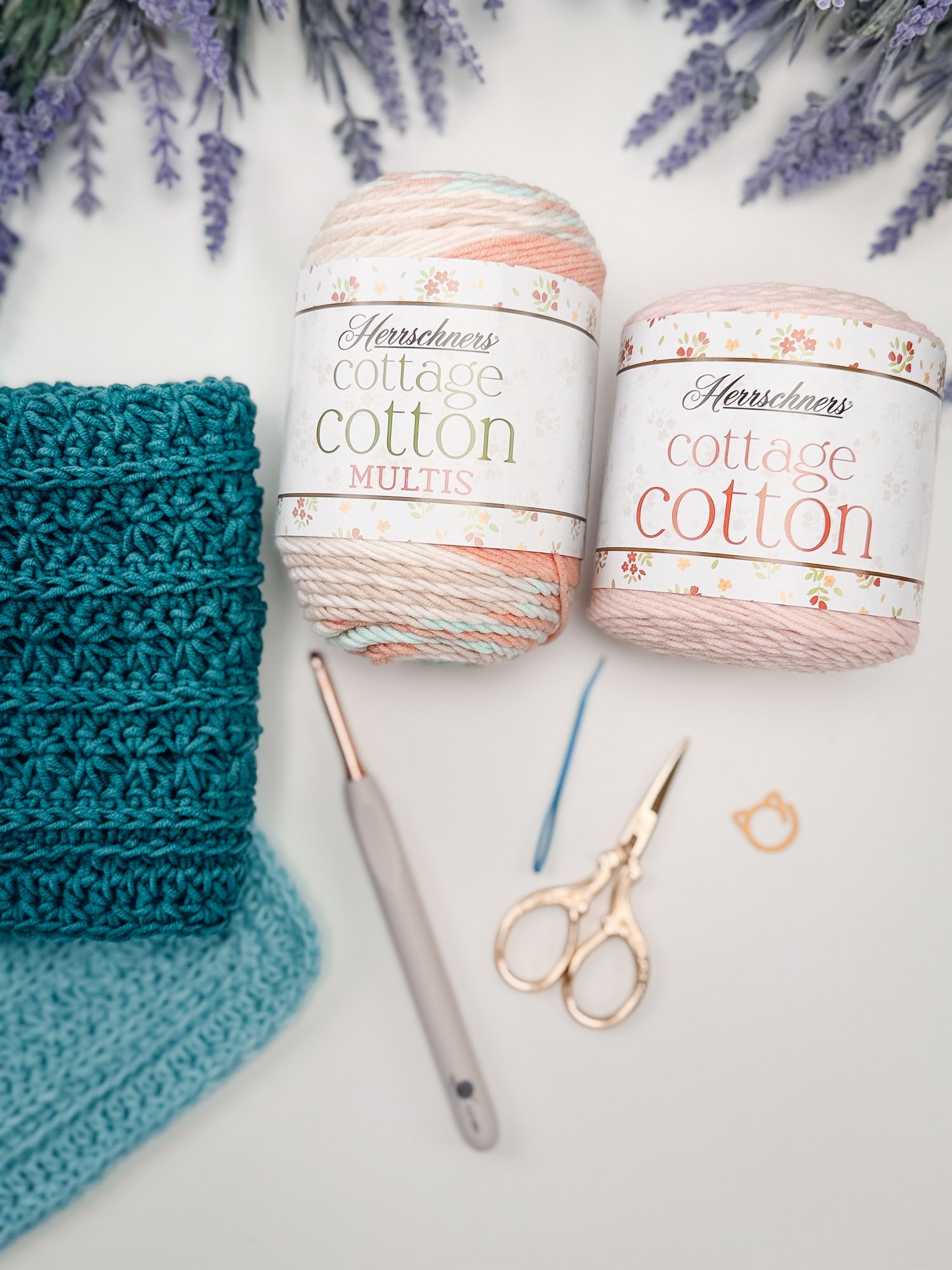 Petal Loop Stitch Crochet Washcloth product image (5)