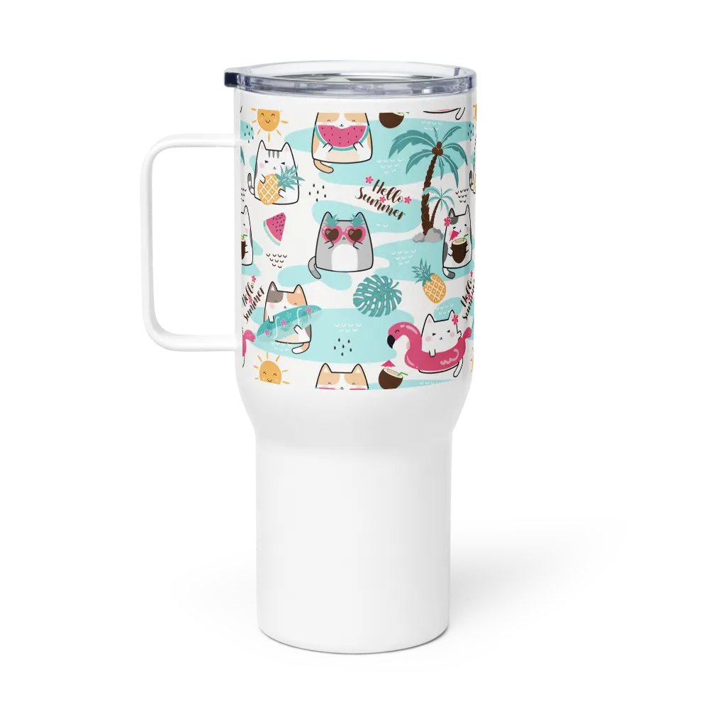 Hello Summer 20oz Stainless Steel Tumbler product image (6)