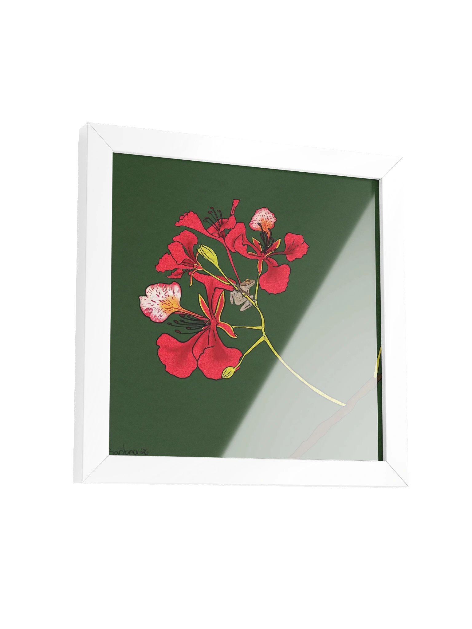 Legacy in Bloom: Flamboyán & Coquí (Framed Gallery Print) product image (39)