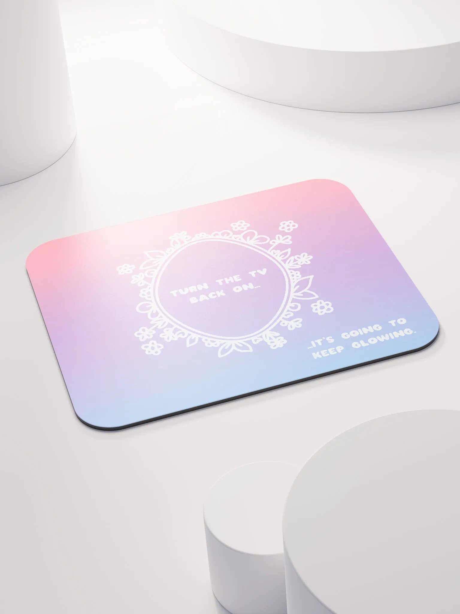 Turn On The TV Mousepad product image (4)