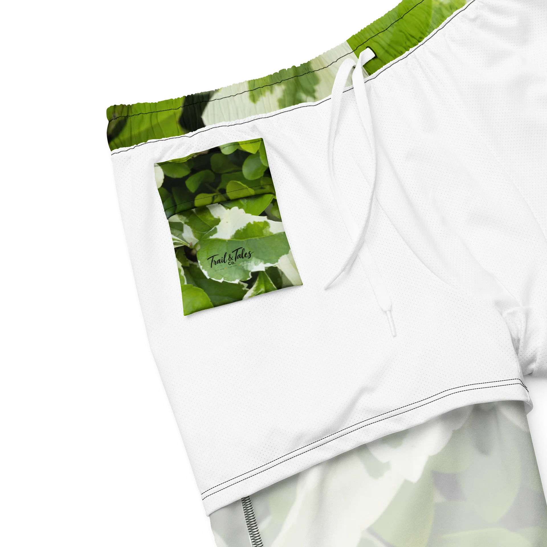 Moss & Parch All-Over Print Swim Trunks | Quick-Dry Swim Trunks product image (8)