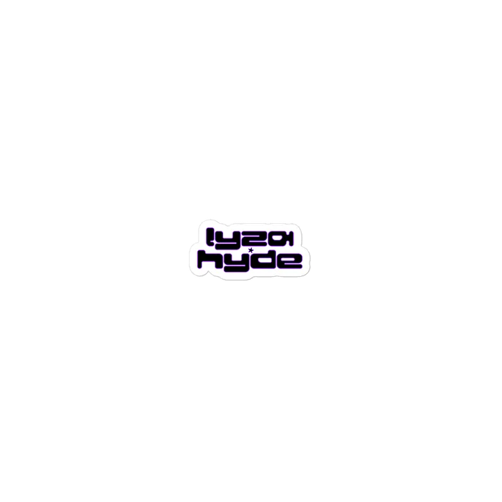 bubble logo stickers product image (1)