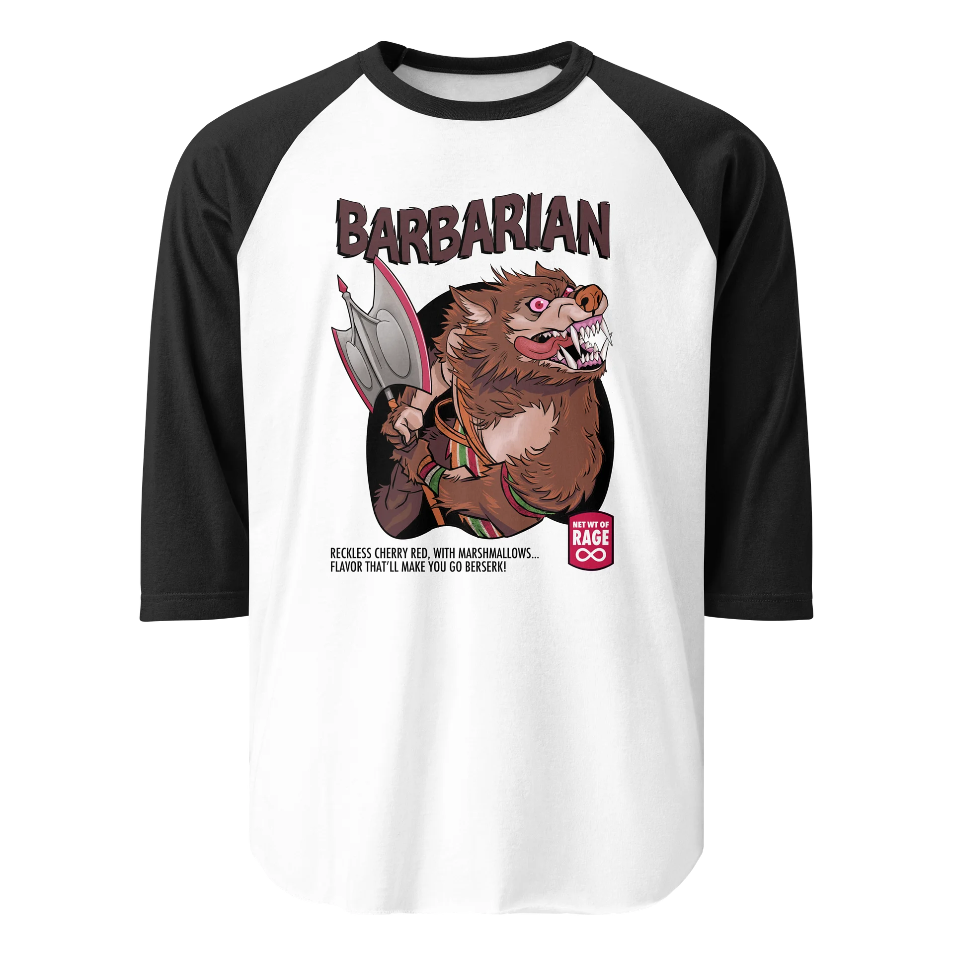 The Fruitarian BARBARIAN raglan product image (1)