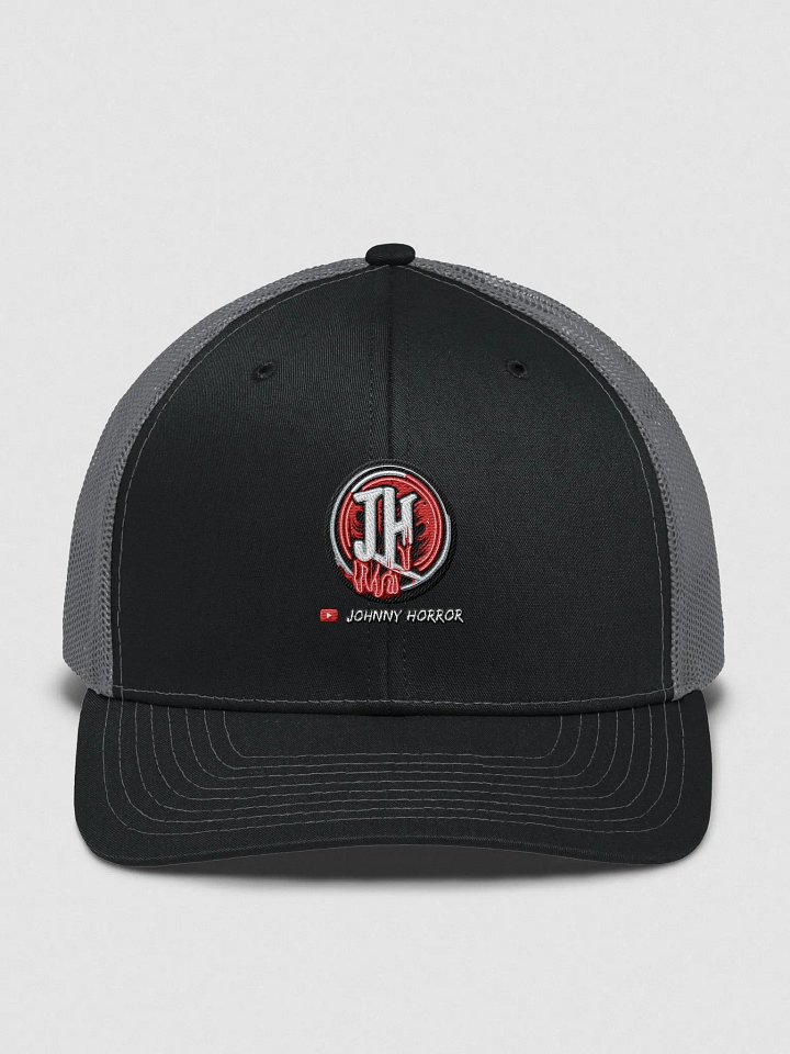 Neon Trucker Two Tone Hat Play Button Cap product image (1)