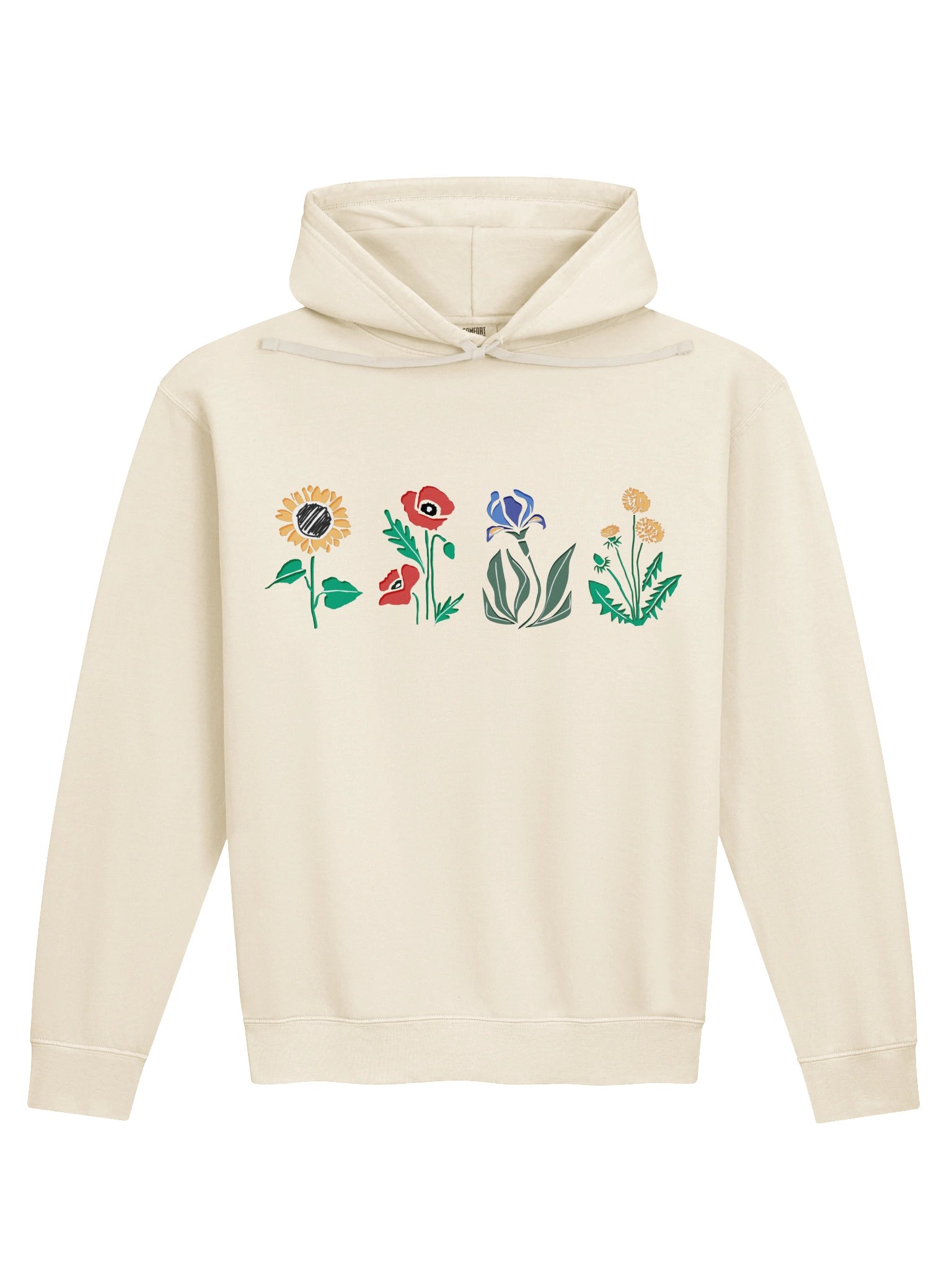 FLOWERS HOODED SWEATSHIRT product image (1)