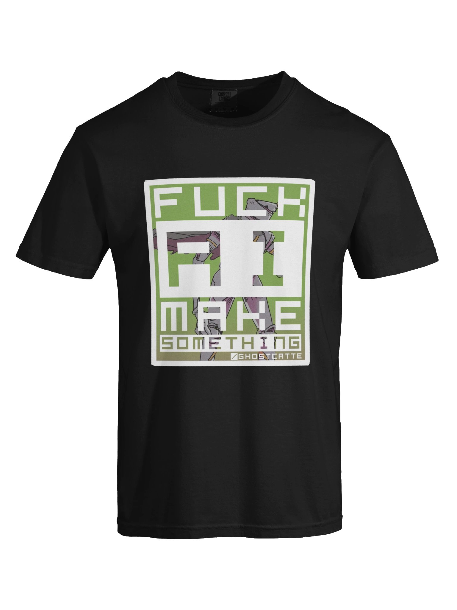 F*ck AI, make something - Comfort Colors Shirt product image (5)