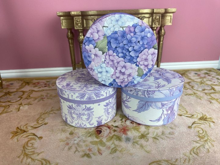 1:6 scale printable PDF hatboxes for 12 inch fashion dolls product image (2)