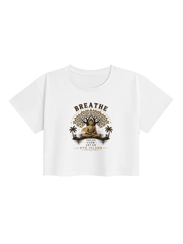 BREATHE Gold Bodhi Crop Top product image (7)