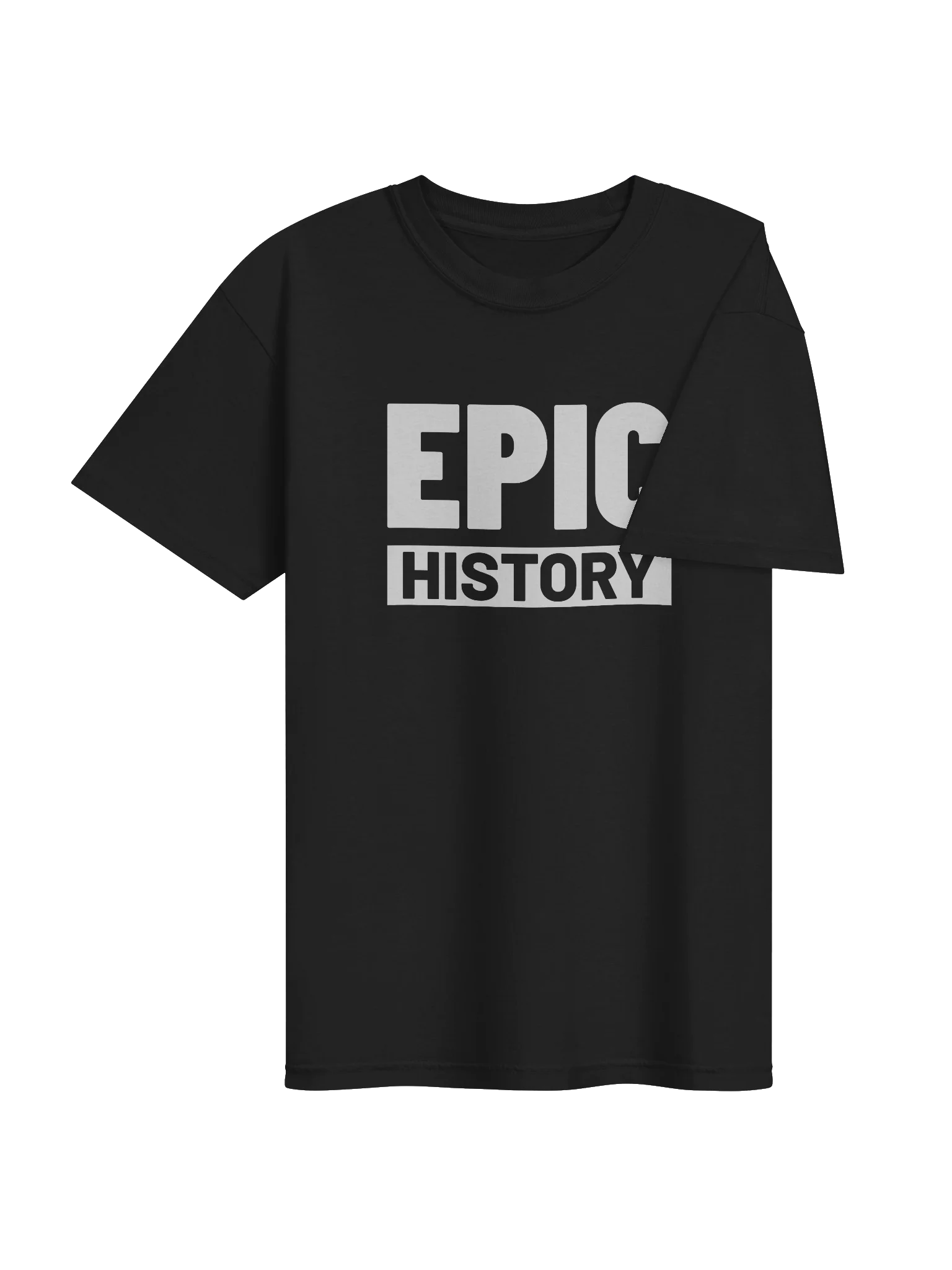 Epic History Logo - T-Shirt (White Logo) product image (4)