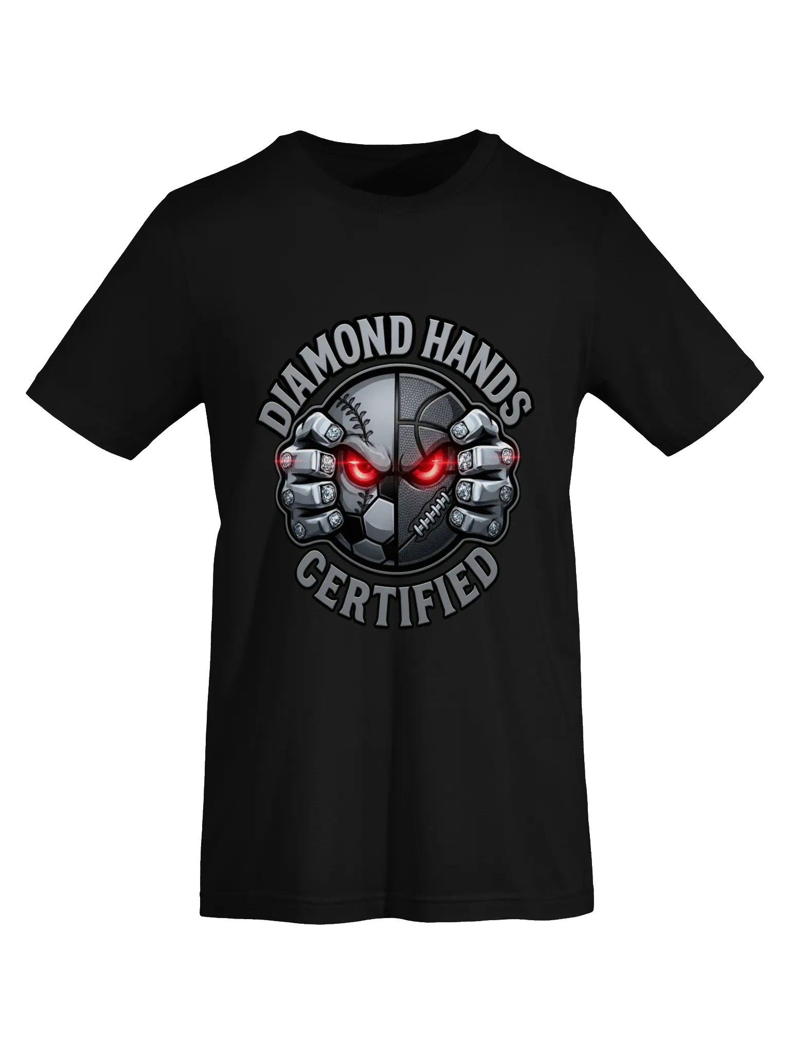 Super Soft Diamond Hands Certified Tee — Chrome product image (4)