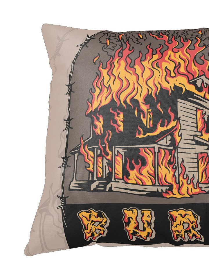 BURN Throw Pillow product image (2)