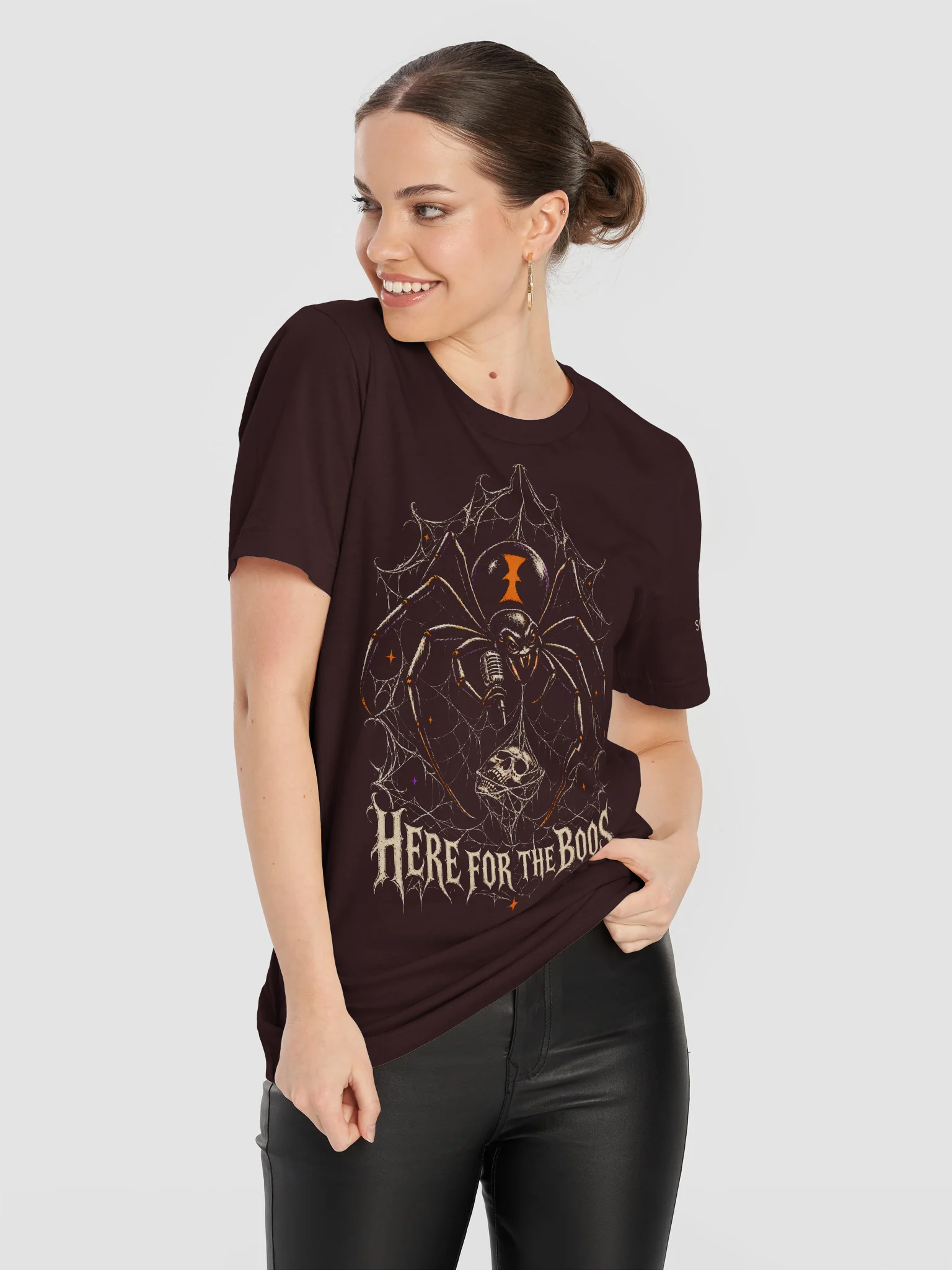 Here for the Boos Gothic Spider Tee product image (4)