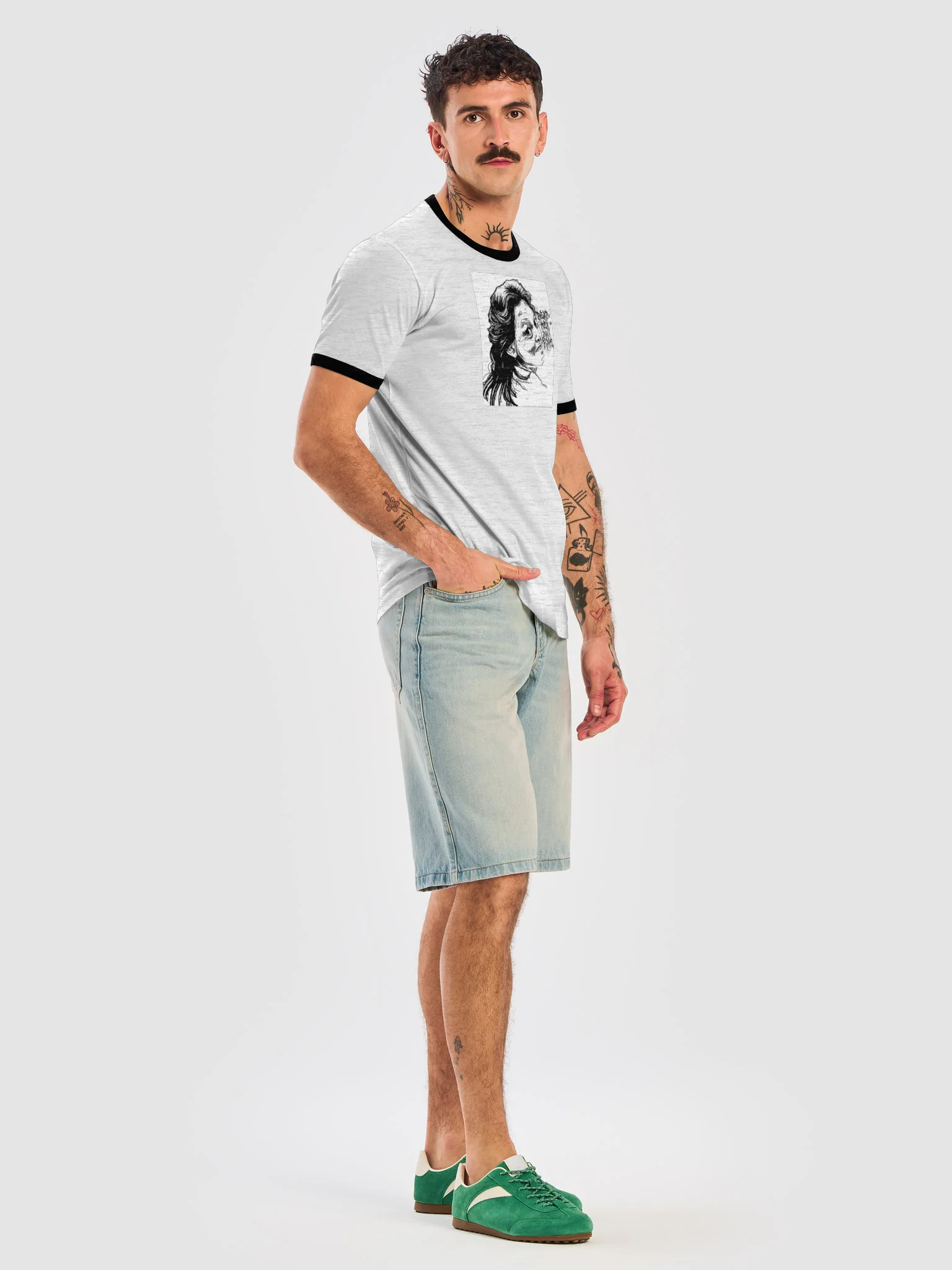 Queen Aileen Unisex Ringer Tee product image (7)