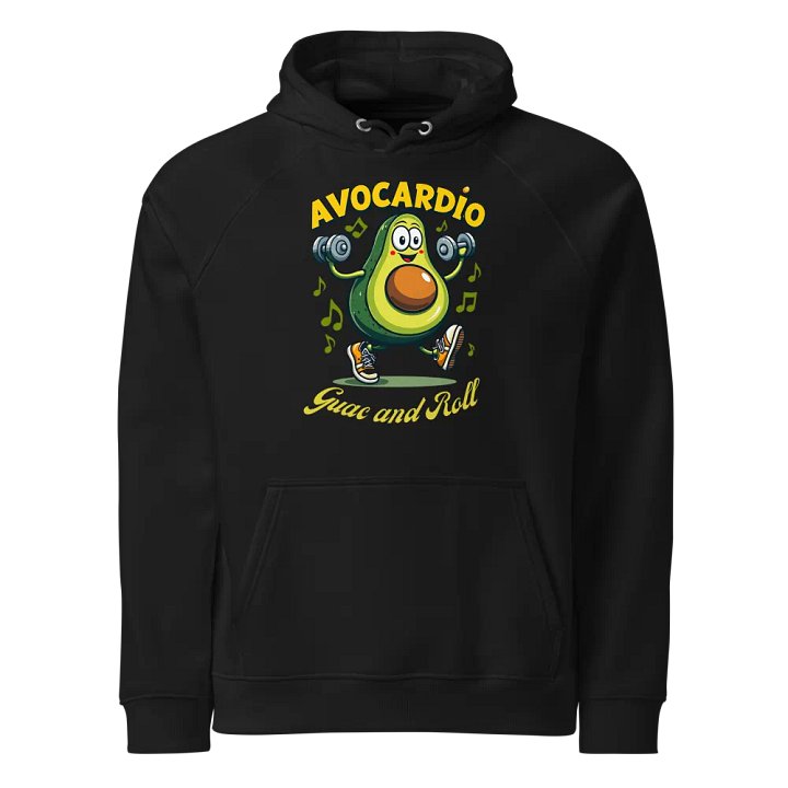 AVOCARDIO Unisex Eco Raglan Hoodie product image (1)