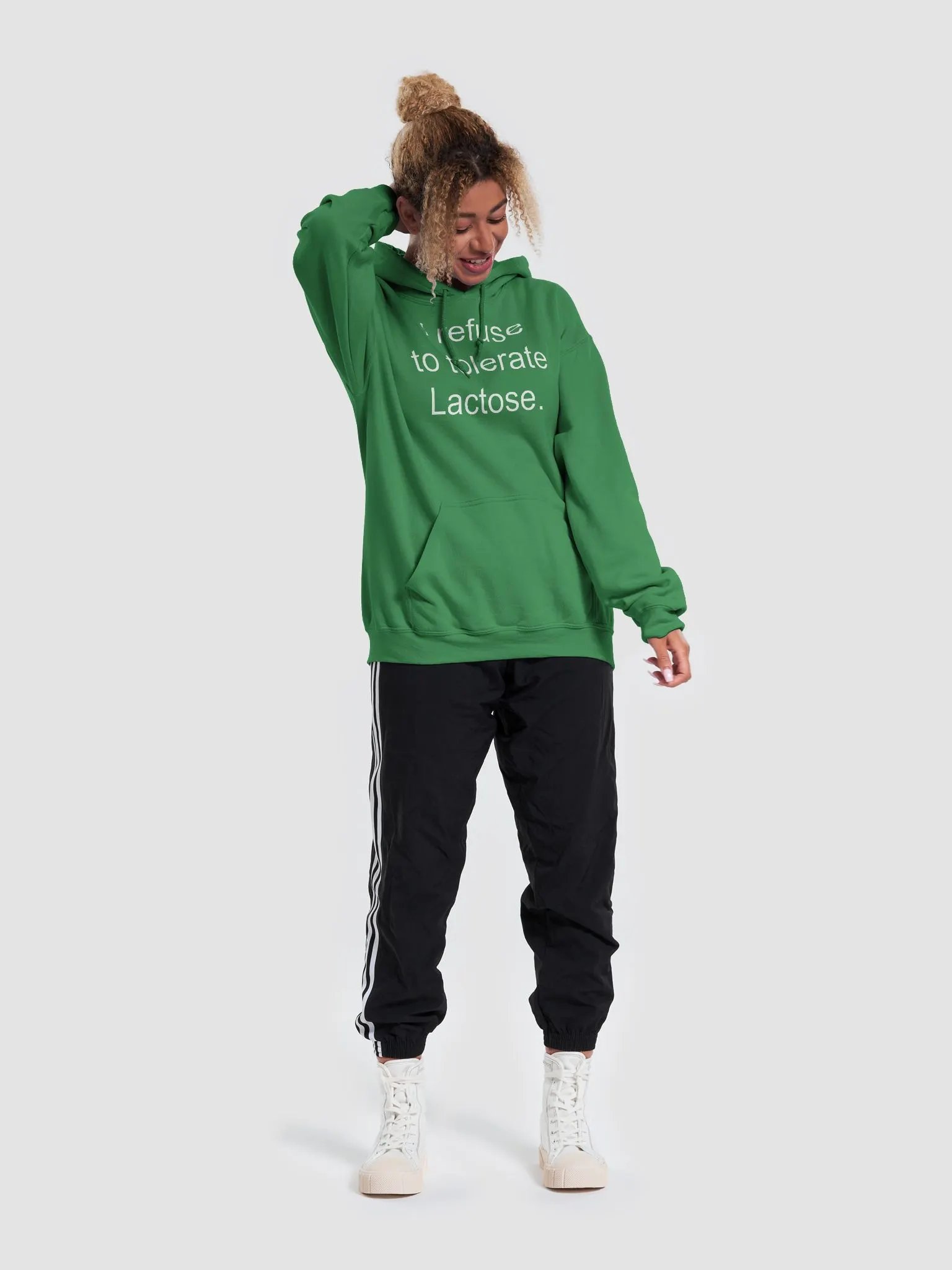 I refuse to tolerate lactose classic hoodie product image (18)