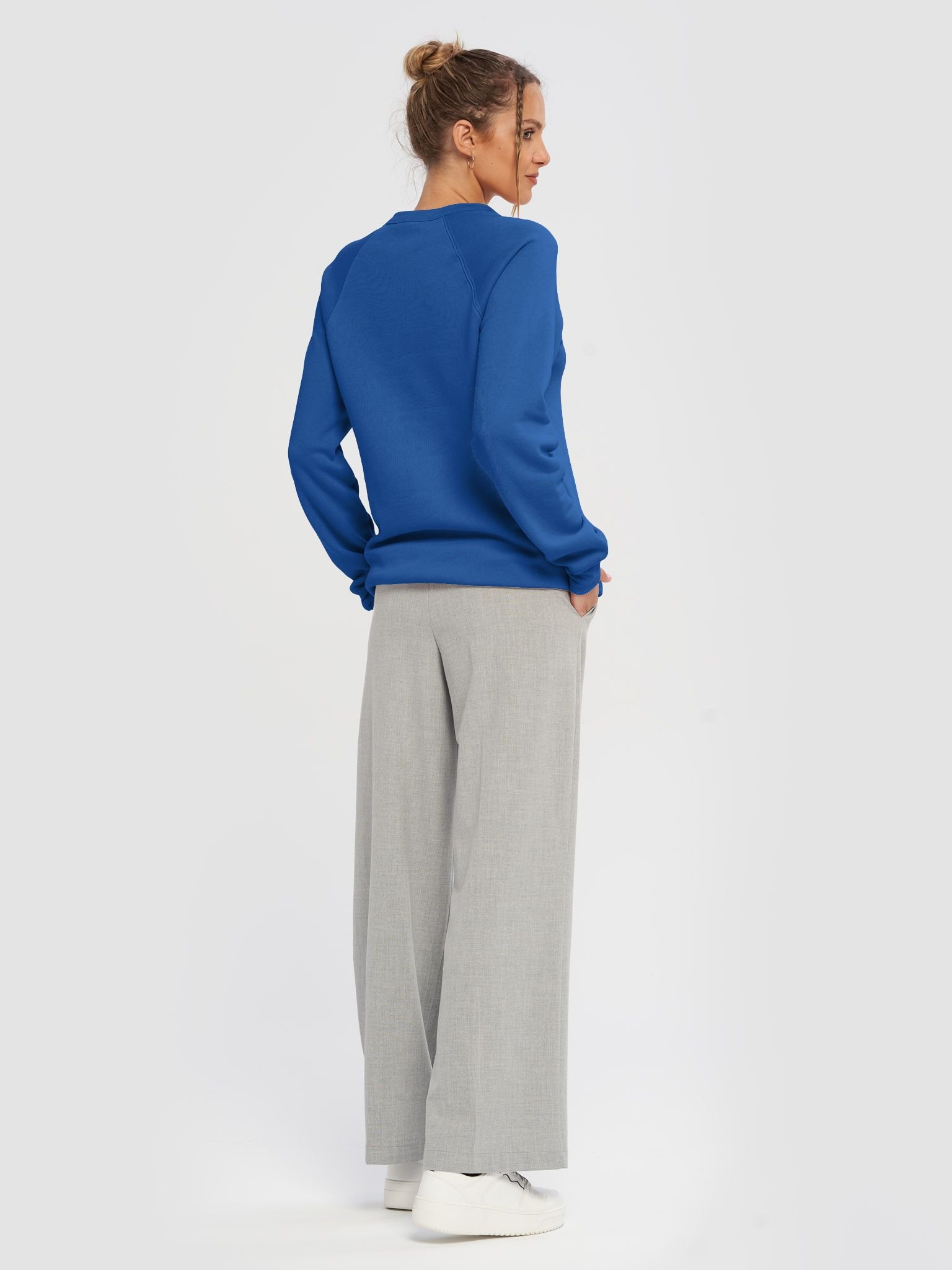 Women's Sponge Fleece Raglan Sweatshirt SFFB0119 product image (6)