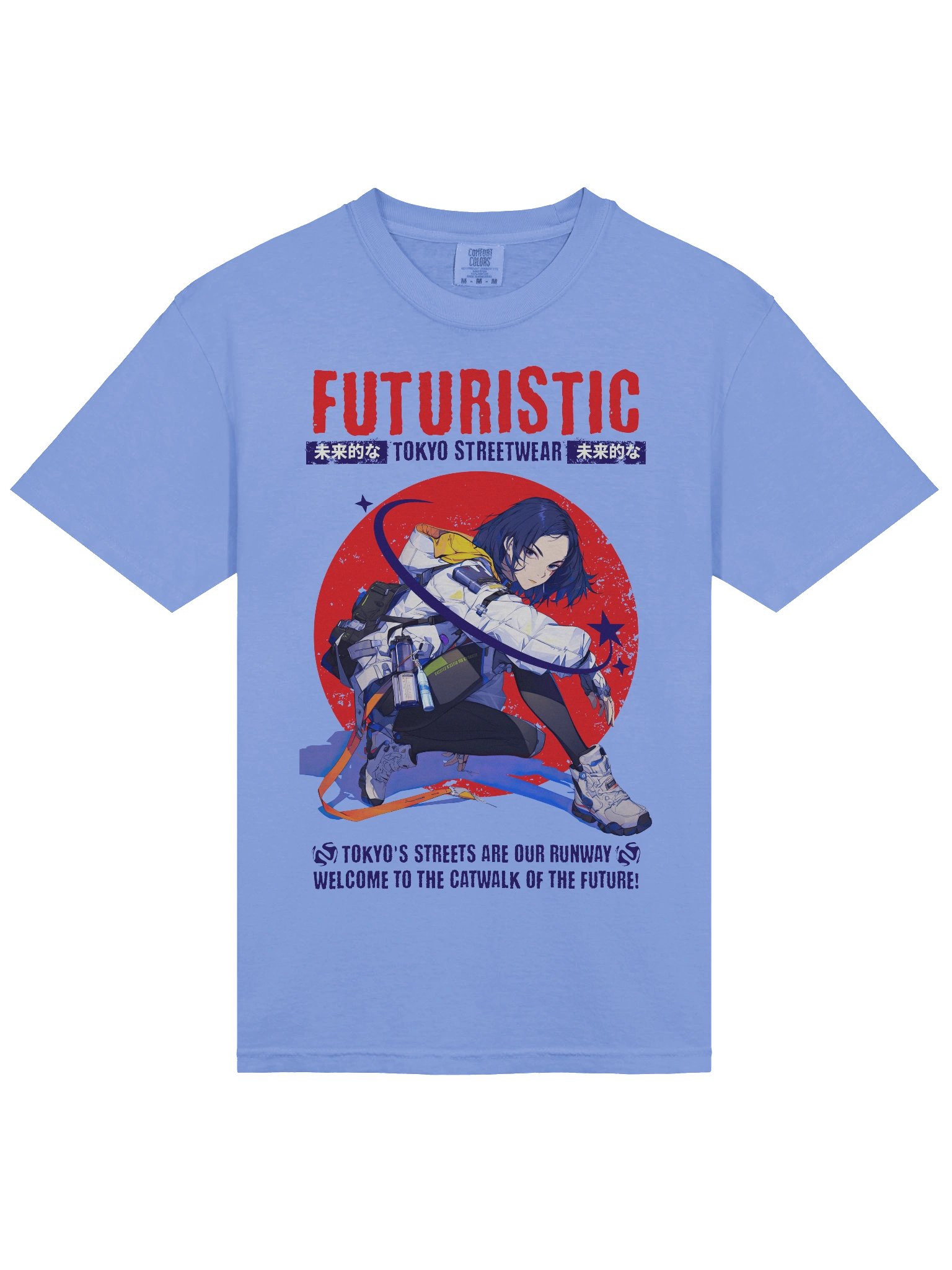 Y2K Japan Anime Tee Futuristic Fashion Tokyo Streetwear product image (26)