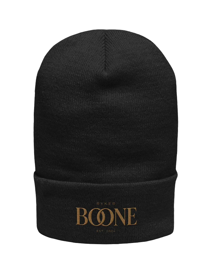 Ryker Boone "Back to Gold" Yupoong Cuffed Beanie (Gold Logo) product image (1)