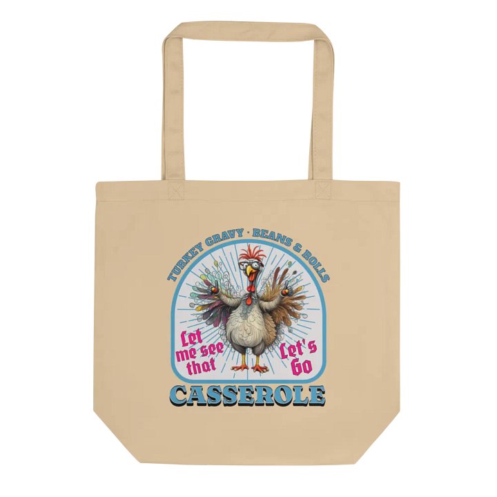 Turkey Gravy Beans And Rolls Casserole Tote Bag product image (1)