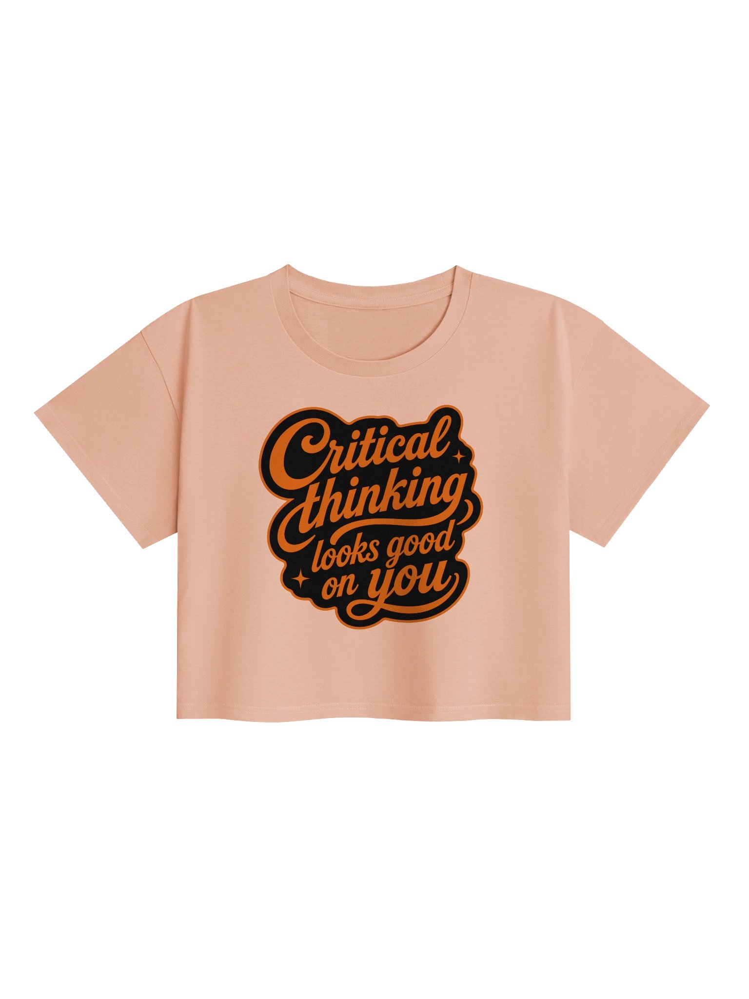 Critical Thinking Looks Good On You - Women’s Premium Crop Top product image (3)